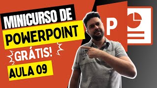 Minicurso Completo de Powerpoint GRÁTIS  Aula 9  Vídeo Áudio e Diversos Formatos para Salvar [upl. by Inverson193]