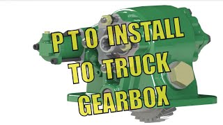 How to Install a PTO Power TakeOff unit to Truck Gearbox [upl. by Orson]