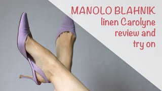 Manolo Blahnik Carolyne review [upl. by Halilak770]