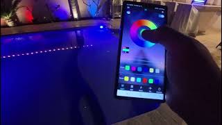 Above Ground Pool Lights with APP Control [upl. by Afihtan19]