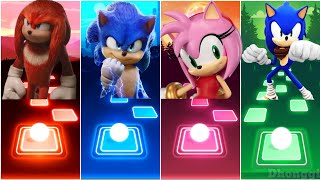 Knuckles  Sonic The Hedgehog  Amy Rose  Sonic Boom  Coffin Dance  TilesHop EDM Rush  Dhonggi [upl. by Seniag]