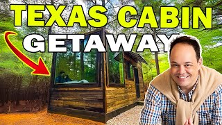 Firefly Lane Cabin Review serenity amp getaway in Texas  Tranquil Cabins in Winona Texas [upl. by Treve952]