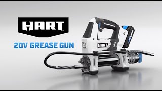 HART 20V Cordless Grease Gun [upl. by Nnylarat]