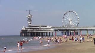 Scheveningen  Boulevard amp strand 11 juni 2017  Promenade u Badestrand 11 Juni 2017 [upl. by Yekim]