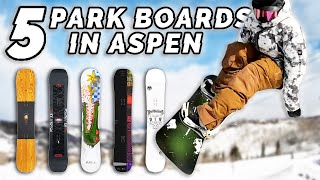 5 High Performance Park Boards for 2024  Snowboard Magazine [upl. by Grimbly781]