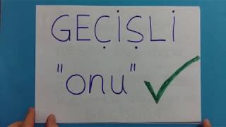 057➡ Geçişli Fiil Nedir 10 Örnek Cümle [upl. by Wat134]