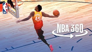 NBA 360  Donovan Mitchell Wins 2018 Verizon Slam Dunk [upl. by Elleon]