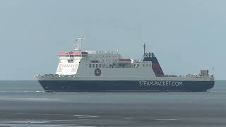 Manxman amp Ben My Chree Heysham 24th August 2023 [upl. by Egni]