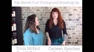 Curly Hair tips Plopping with a JacONet [upl. by Sucul]