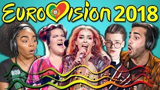 ADULTS REACT TO EUROVISION SONG CONTEST 2018 [upl. by Aneehsyt]