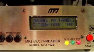 Demonstration of an Automatic Morse Code Reader [upl. by Hgielek]