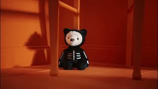 Mr Bones Teddy Bear  Steiff Halloween Friends Collection [upl. by Starlene212]