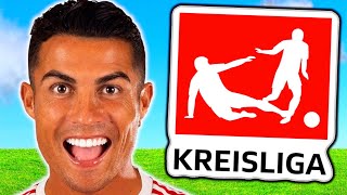 Was wäre wenn CR7 Kreisliga spielen würde 👀 FIFA Experiment [upl. by Atinit]