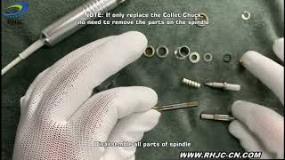 nail drill handpiece maintainFirst Part Of Prime1210 Handpiece [upl. by Htilil]