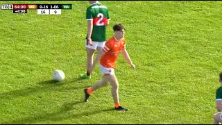 BIG HIT  ARMAGH V MAYO  2024 ALL IRELAND MINOR FOOTBALL SEMIFINAL [upl. by Lerred]