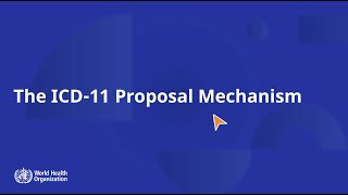 The ICD11 Proposal Mechanism [upl. by Le190]