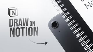 How to Draw on Notion iPad explained [upl. by Aibun]