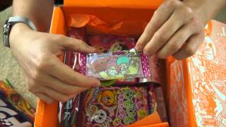 Tokyo Treat Unboxing Feb 2016  ASMR [upl. by Attinahs]