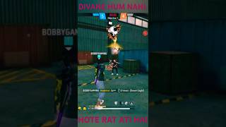 Divane Ham Nahi Hote Divani Raat ati hai ♥️1vs1 lon wolf 🥰 free fire India ♥️foryou mobilegame [upl. by Rihana61]