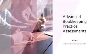 AAT level 3 Advanced Bookkeeping Osborne assessment 1 [upl. by Aicyla]