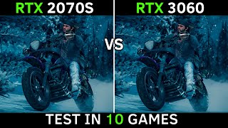 RTX 2070 SUPER vs RTX 3060  Test In 10 Games  1080p  1440p [upl. by Karlow]