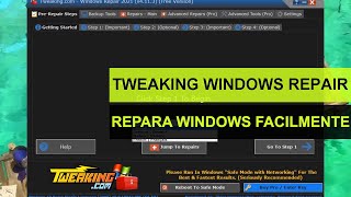 Tweaking Windows Repair El mejor Programa para Reparar Windows Facilmente [upl. by Aimat]