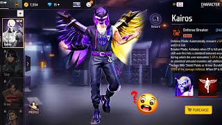 NEW 😱 EVO CHARACTER ✅ CLAIM 👉 FREE KAIROS CHARACTER 🤯 BUY 900000 DIAMONDS 💎 FREE FIRE 🔥🔥 [upl. by Fadas]