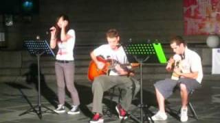 Bring Me To Life acoustic Cover  Live in Hsinchu [upl. by Helsie8]