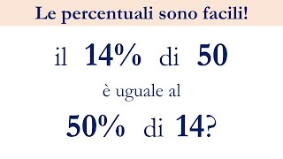 11  Dopo questo video calcolerai le percentuali in un attimo [upl. by Patt962]