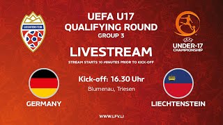 U17 Qualifying Round Group 3 Germany  Liechtenstein [upl. by Aldredge550]