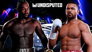 Epic Knockout Deontay Wilder vs Roy Jones Jr  Undisputed Boxing Game [upl. by Isnan]