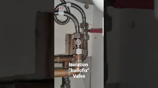 how to turn water off using isolation ballofix valve [upl. by Wharton]