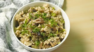 Gordon Ramsays Authentic Mushroom Risotto Recipe  TheFoodXP [upl. by Suqram]