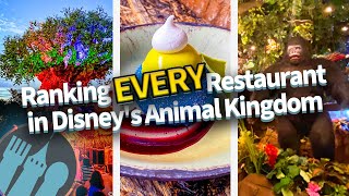 Ranking EVERY Restaurant in Disneys Animal Kingdom [upl. by Saltsman]