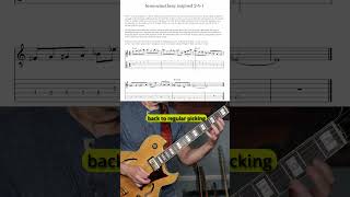 George Benson  Pat Metheny style 251 using ghosting instead of insideoutside picking [upl. by Thistle]