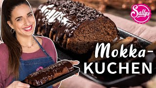 Mokkakuchen  Kaffee Schoko Rührkuchen zart und saftig in Rehrücken Form [upl. by Salli]