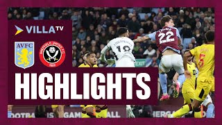 MATCH HIGHLIGHTS  Aston Villa 11 Sheffield United [upl. by Yuht]