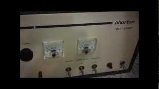 Two late model DampA linear amplifiers Phantom Dual Power amp PDX400 [upl. by Joshua336]