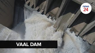 WATCH  Multiple sluices opened as Vaal Dam breaches 100 mark [upl. by Louie]