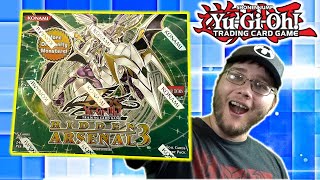 Opening a VINTAGE YuGiOh 5Ds Hidden Arsenal 3 Box [upl. by Galatia]