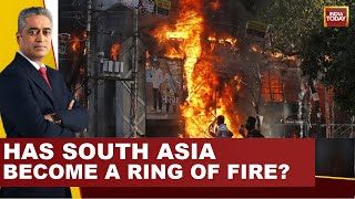 Rajdeep Sardesai LIVE Has South Asia Become A Ring Of Fire  Indias Neighbourhood In Turmoil [upl. by Kenay302]