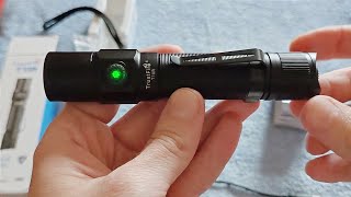 TrustFire T10R 1800lm Flashlight  Unboxing amp Outdoor Test [upl. by Alleb38]