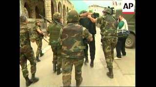 YUGOSLAVIA KOSOVO PEC KLA SOLDIER ARRESTED [upl. by Alathia]