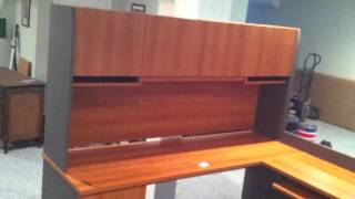 bestar u shaped office desk assembly service in DC MD VA by Furniture Assembly Experts LLC [upl. by Maryly]