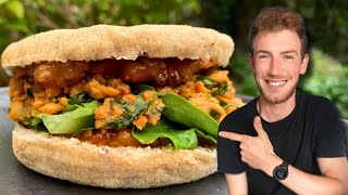 Your New FAVOURITE Vegan Sandwich  Curried Chickpea and Tomato Jam [upl. by Ycnay]