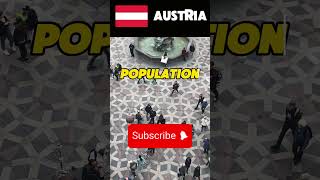 Austria Statistics PopulationGDPCapitalContinent shorts [upl. by Ainaznat]