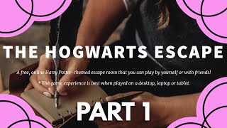 BUYING OUR SUPPLIES IN DIAGON ALLEY  Hogwarts Escape Lets Play  Ep 1 [upl. by Bomke]