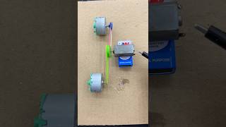 DIY DC to DC Motor Generator  How to Make a DC Motor a Generator shorts motor dcmotor [upl. by Nylaf]