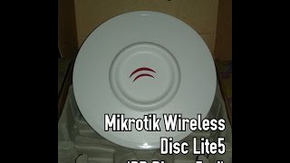 Unboxing Mikrotik Wireless DISC Lite5 RB Disc 5nD [upl. by Xever]