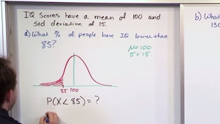 Lesson 14  Finding Probability Using a Normal Distribution Part 3 [upl. by Stortz]